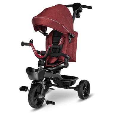 lionelo Tricycle enfant évolutif Kori Burgundy