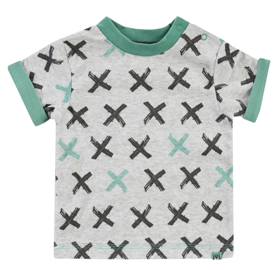 JACKY T-Shirt LEOPARDY gris clair à motifs mélangés