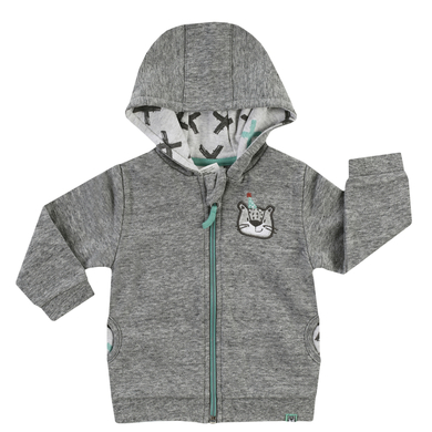 JACKY Veste à capuche LEOPARDY anthracite-mélange