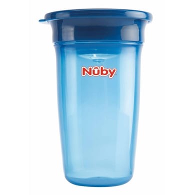 Nûby Tasse enfant 360° WONDER CUP Basic dès 6 mois 300 ml bleu