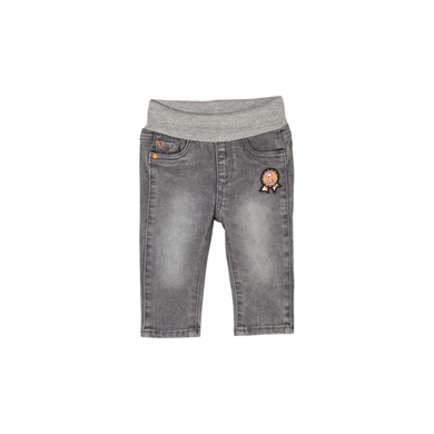 s. Olive r Jeans gris en denim étiré