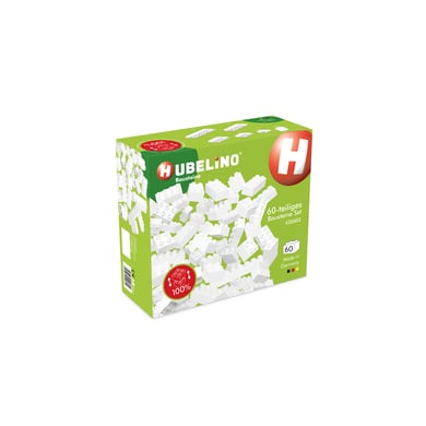 Image of HUBELINO® Set costruzioni in plastica - 60 pezzi, bianco059