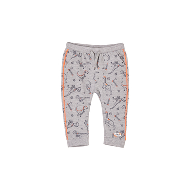 s. Olive r Pantalon de survêtement gris floral print