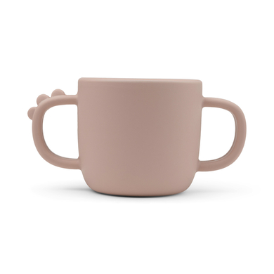 Done by Deer™ Tasse enfant poignées Peekaboo Croco silicone rose