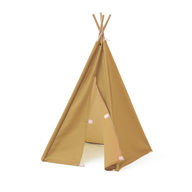 kids concept  tipi tent mini h 75 cm amarillo