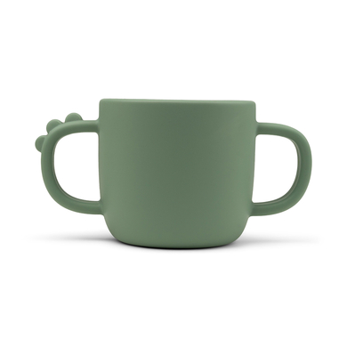 Done by Deer™ Tasse enfant poignées Peekaboo Croco silicone vert