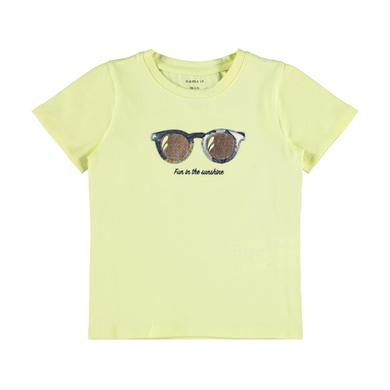 name it T-Shirt Nmffi summer Yellow Poire