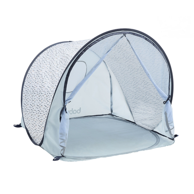 babymoov Paravientos playa Blue Waves con protección UV 50+