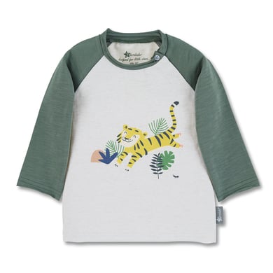 Sterntaler Chemise à manches longues écru mélangé