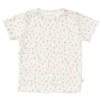 Levně STACCATO Tričko cream melanžové vzorované