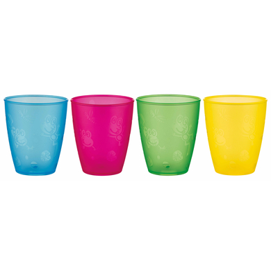 Taza para beber Nûby PP paquete de 4 en colores