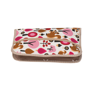 Image of Ullenboom Patchwork Luiertas - Sand Eekhoorn