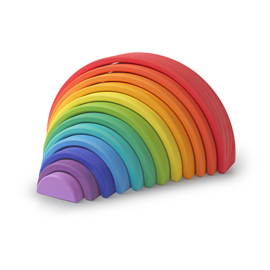 Levně Kinderfeets Â® Arches Rainbow - stohovatelnĂ© dĹ™evÄ›nĂ© oblouky