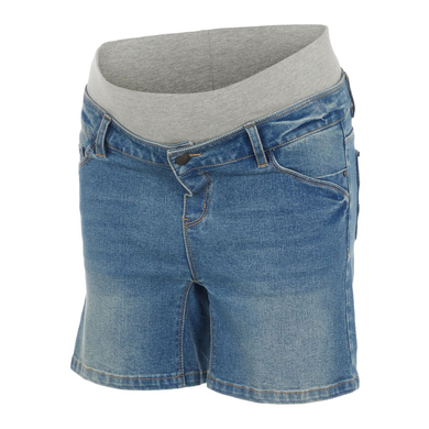 mamalicious Moderskap shorts MLFONTANA Light Blå Denim