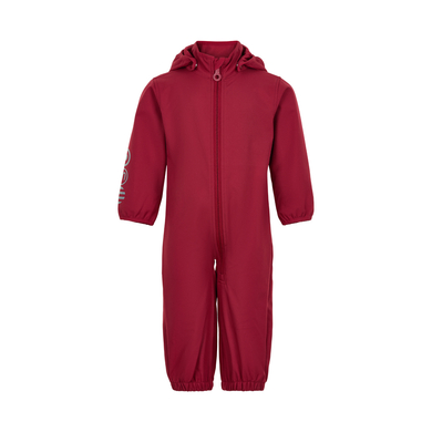 Minymo Combinaison de pluie enfant softshell deep claret
