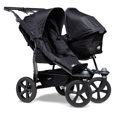 tfk Poussette double côte à côte Duo Ecco noir