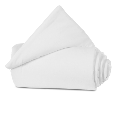 babybay Protection pour barrière de lit cododo coton bio blanc