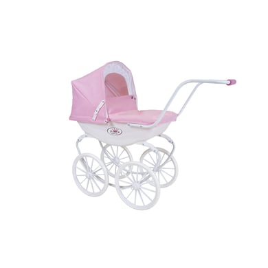 knorr® toys cochecito de muñeca Class cochecito ic rosa/blanco