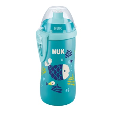 NUK Gourde enfant Junior Cup, Color Change 330 ml, turquoise