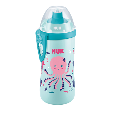 NUK Gourde enfant Junior Cup, Color Change 330 ml, menthe