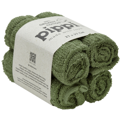 Image of Pippi Asciugamano da bagno profondo lichen Verde 4-pack059