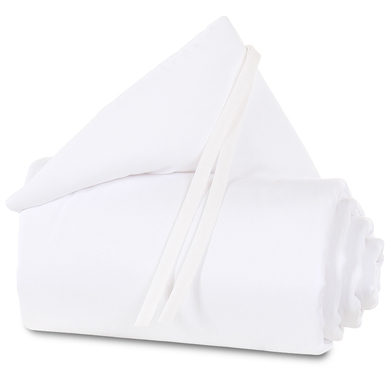 Image of babybay ® Nestchen Piqué adatto al modello Maxi, Boxspring, Comfort e Comfort Plus, bianco