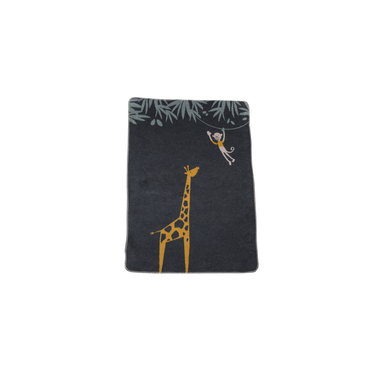 Levně DAVID FUSSENEGGER deka žirafa antracitová