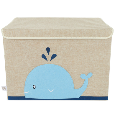 bieco Boîte de rangement enfant baleine, naturel