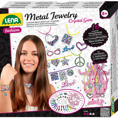 LENA® Kit création bracelets enfant chaînes métal scintillants