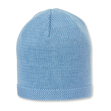 Sterntaler Gorro de punto ecológico azul medio