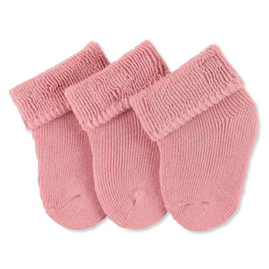 Levně Sterntaler first socks 3-pack pink
