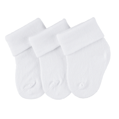 Sterntaler Chaussettes bébé blanc lot de 3