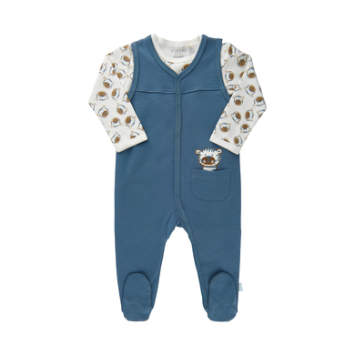 FIXONI romper set lång ärm 2 delar china blue