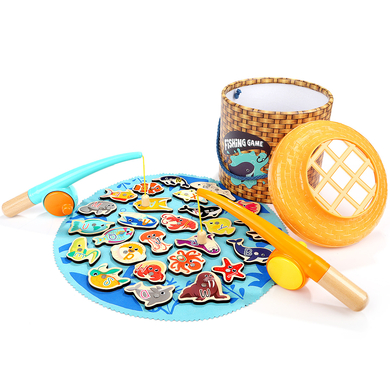 TopBright Toys® Jeu de pêche magnétique océan 30 pièces
