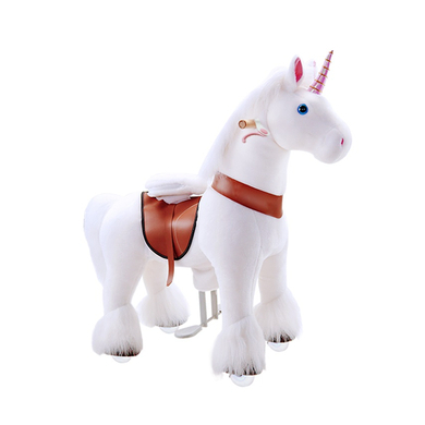 Image of PonyCycle ® Unicorno bianco con freno - piccolo059