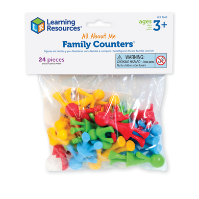 Learning Resources® Tout sur moi - Figurines de jeu Famille 24 pièces