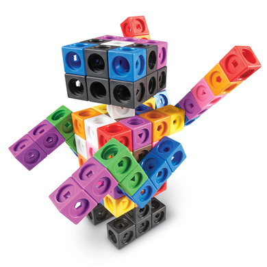 Learning Resources ® MathLink plug-in cubes - Big Build er