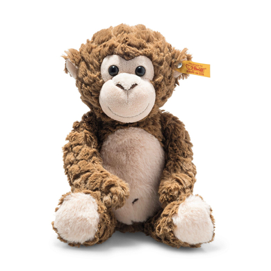 Levně Steiff Soft Cuddly Friends Bodo opice 30 cm, hnÄ›dĂˇ