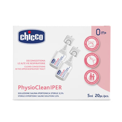 chicco Kochsalzlösung Physio Clean 20 Stück, 5 ml