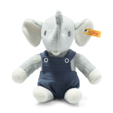 Steiff Eliot Eléphant, gris clair/bleu