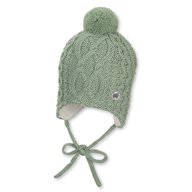 Sterntaler Bonnet tricoté vert