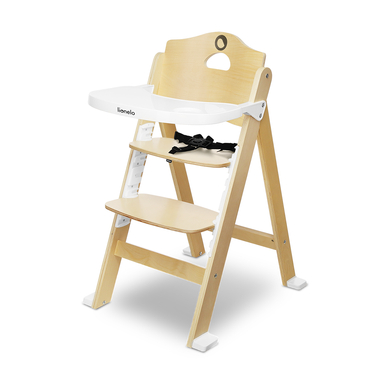 lionelo Hochstuhl Floris White Natural  - Onlineshop Babymarkt