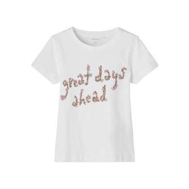 name it T-Shirt Nmfjasmin B right White
