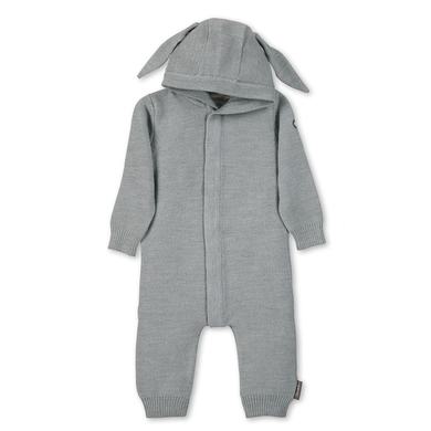 Sterntaler Stickad overall silver melange