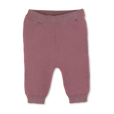 Sterntaler Pantalones de punto corazón rosa