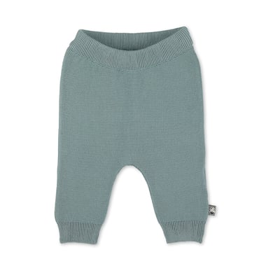 Sterntaler Pantalones de punto verde corazón