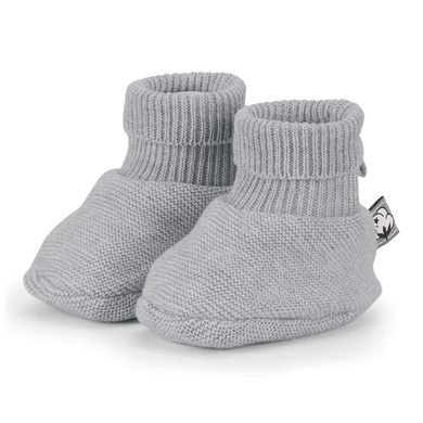 Sterntaler Chaussure en tricot gris clair mélangé