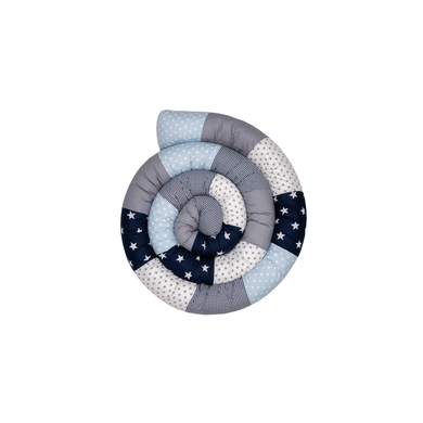 Levně Ullenboom DÄ›tskĂˇ postel Snake Blue Light Blue Grey 400 cm