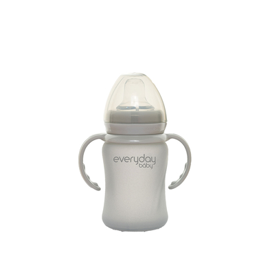 everyday Baby Tasse enfant Heathy+ Sippy Cup verre, 150 ml quiet grey