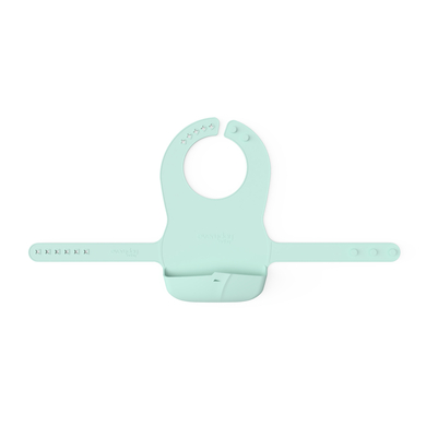 everyday Baby Bavoir pliable enfant silicone mint green